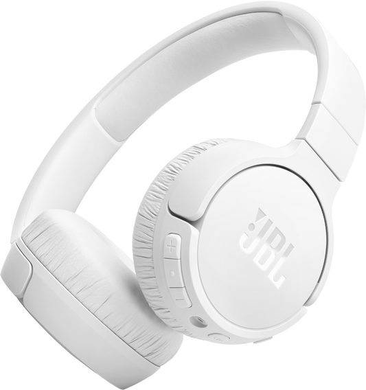 JBL Tune 670NC Adaptive Noise Cancelling Wireless On-Ear Headphones - White