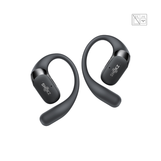 SHOKZ OpenFit 2+ Open-Ear True Wireless Earbuds - Black
