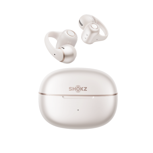 SHOKZ OpenDots 2 Open-Ear True Wireless Earbuds - Pearl White