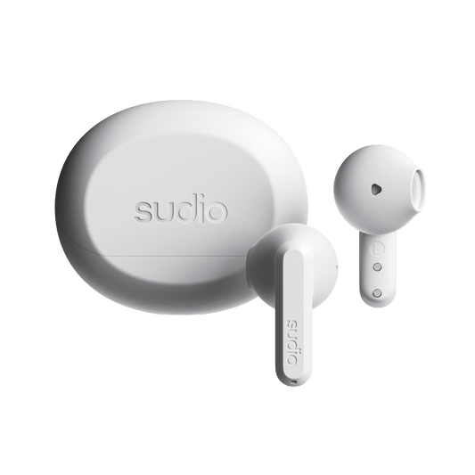 SUDIO A3 True Wireless Earbuds - White
