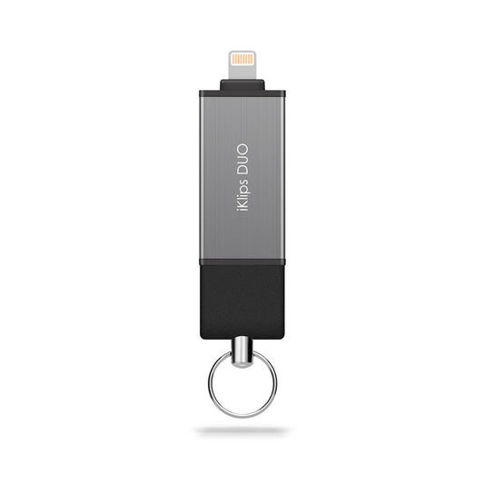 ADAM ELEMENTS iKlips Duo II 64GB - Grey/Black