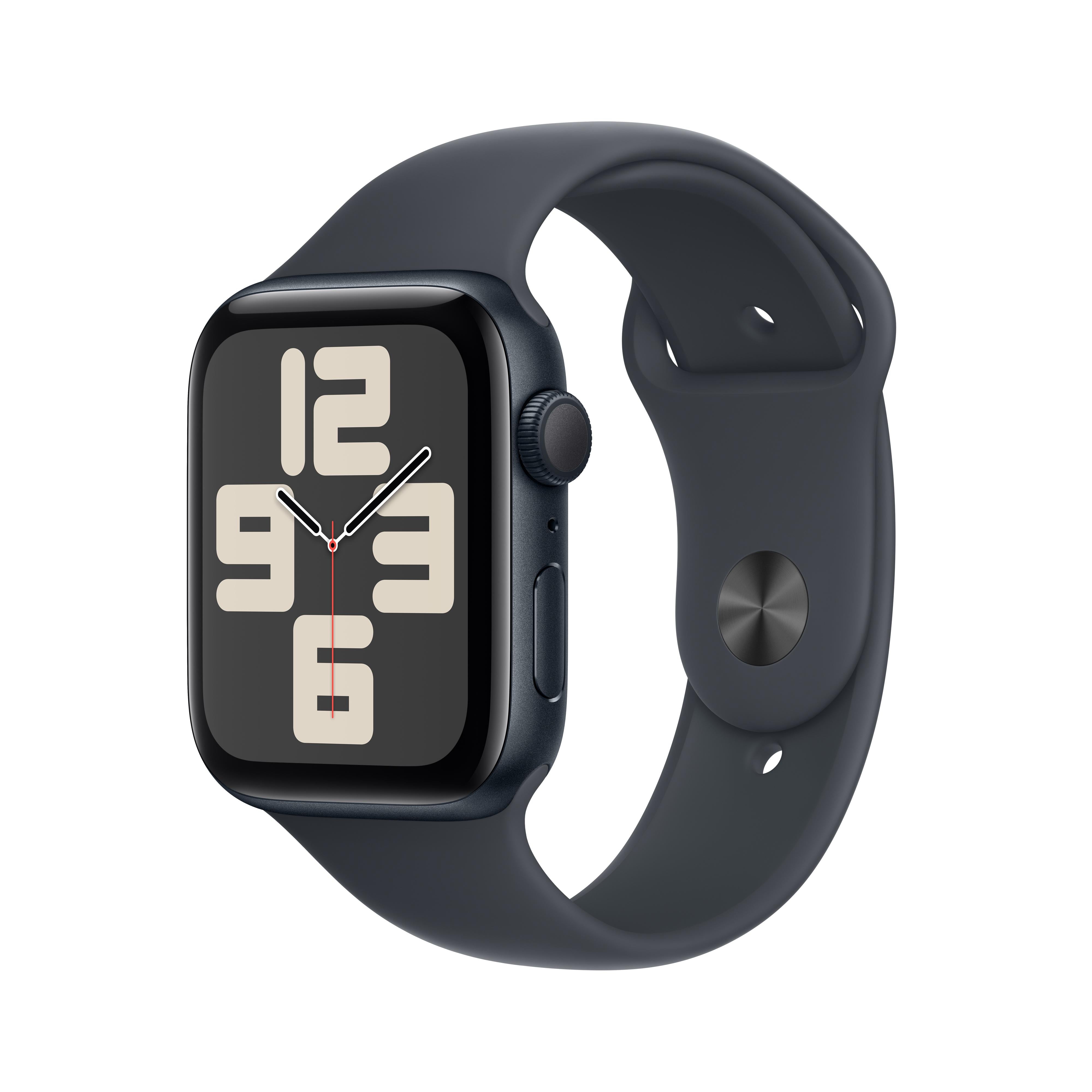 Apple Watch SE GPS 44mm Midnight Aluminum Case with Midnight Sport Ban