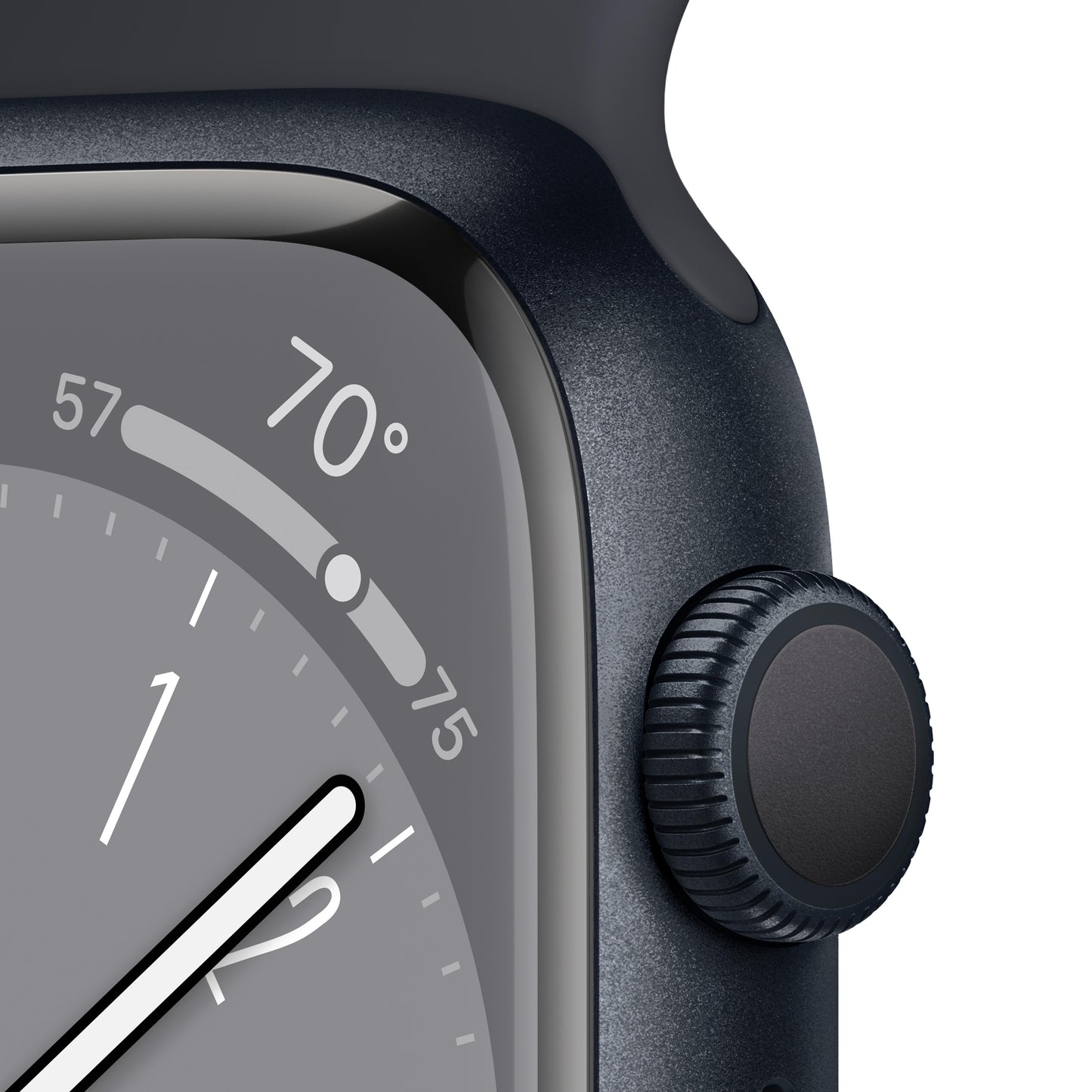 Apple Watch Series 8 GPS 41mm Midnight Aluminum Case with Midnight Sport Band - Regular
