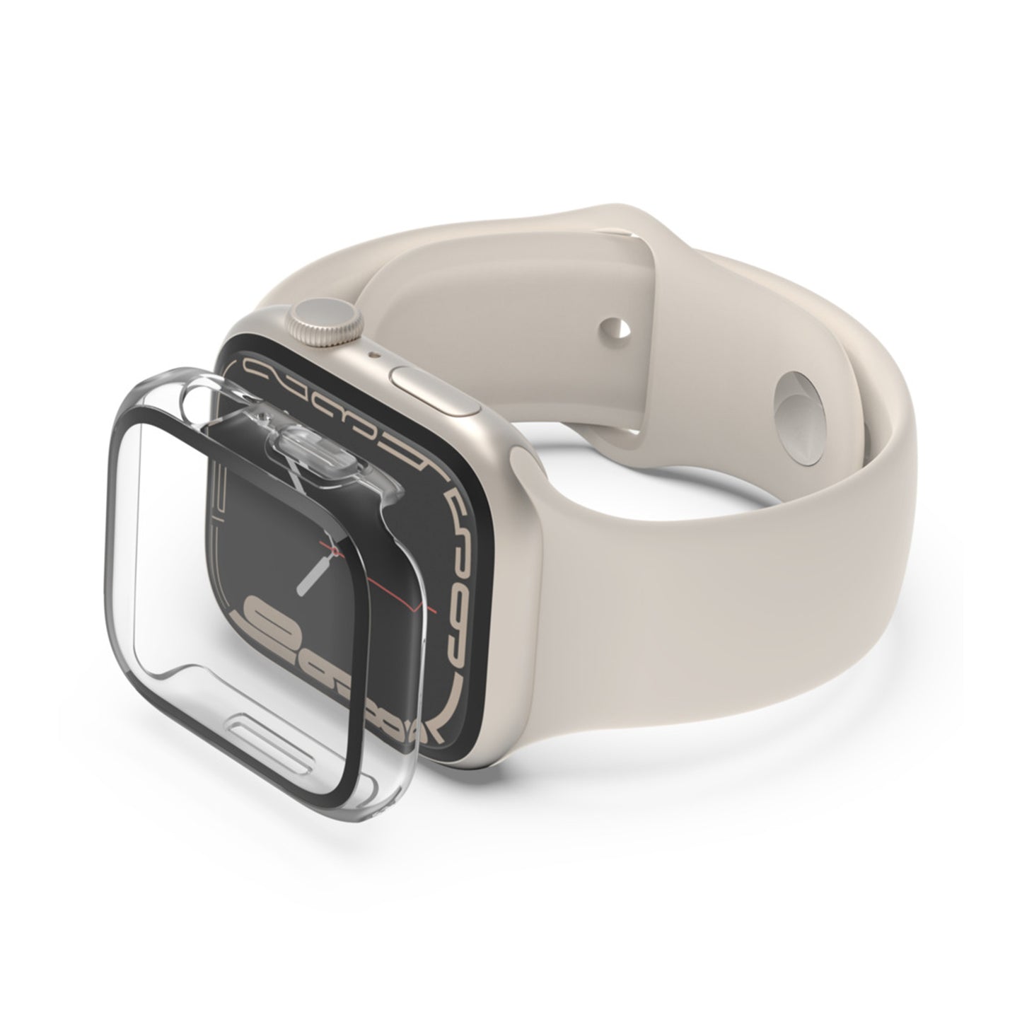 BELKIN TemperedCurve 2-in-1 Case for Apple Watch 40/41mm - Clear