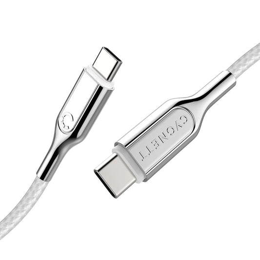 CYGNETT Armoured USB-C to USB-C 2.0 Cable 1m (OLD) - White