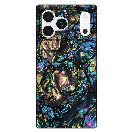 FLAUNT Square Printed MagSafe Case for iPhone 17 Pro Max - Abalone Shell