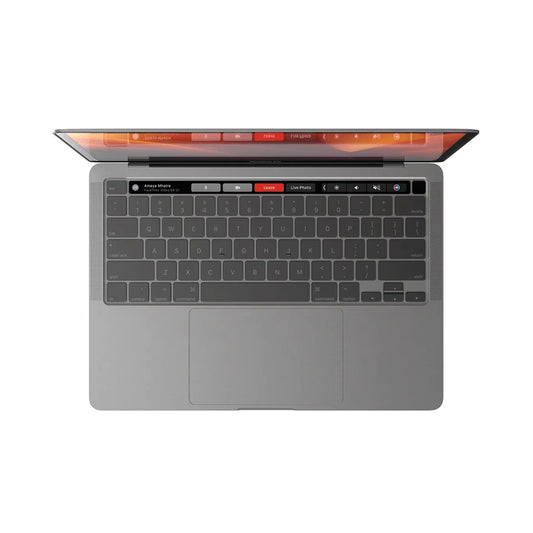 JTLEGEND Keyboard Skin for MBAir 13/15" M2-M4 | MBPro 14/16" M2-M4 Pro/Max - Crystal Frost