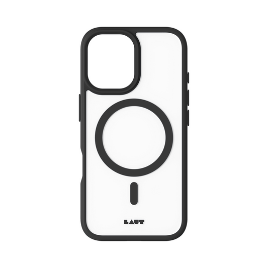 LAUT Huex Protect MagSafe Case for iPhone 16 Plus - Clear/Black (OLD)