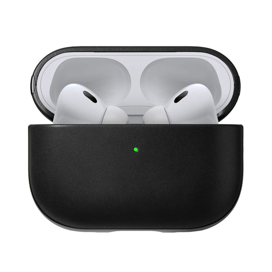 NOMAD Leather Case for AirPods Pro 2nd gen - Black