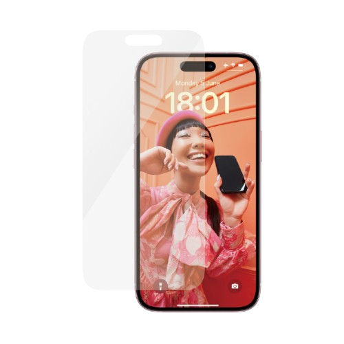 PANZERGLASS Classic Fit for iPhone 15 - Clear