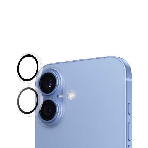 PANZERGLASS Hoops Camera Lens Protector iPhone 16 / 16 Plus - Clear