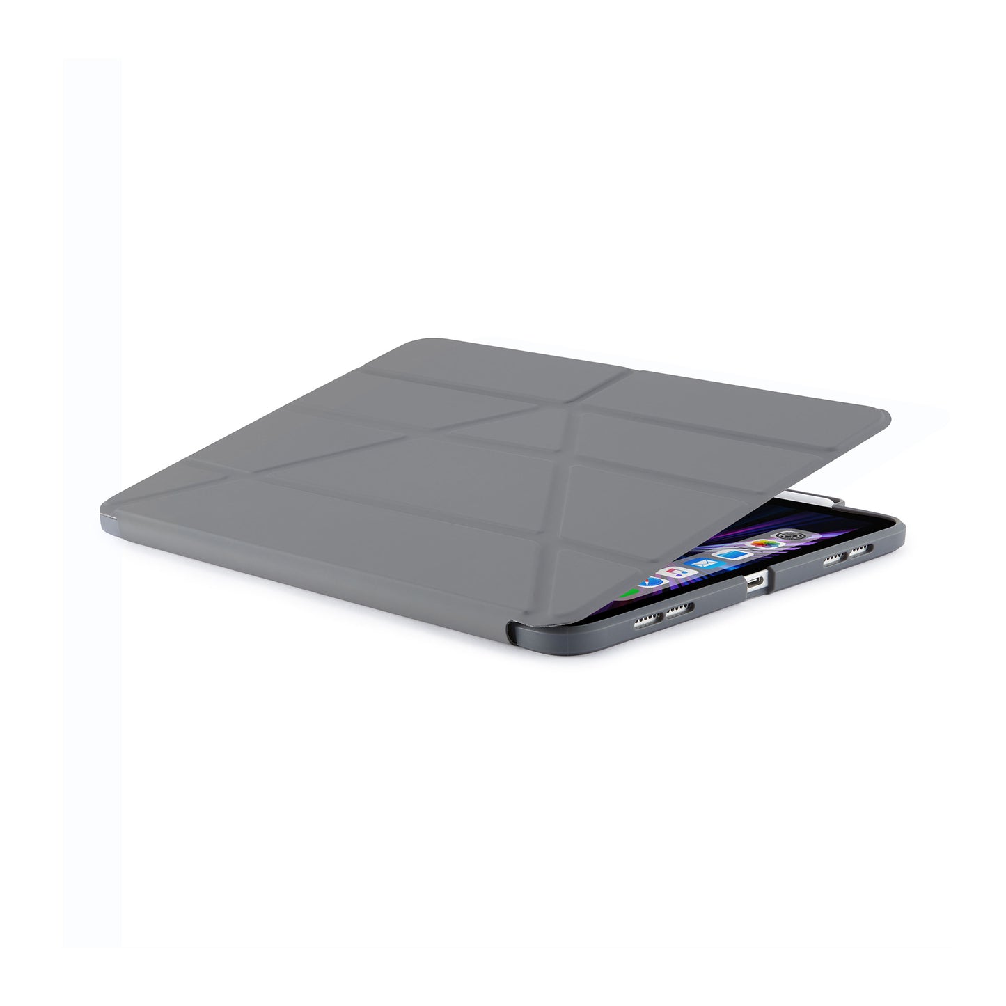 PIPETTO Origami No3 Pencil Case for iPad Pro 11 1st-4th Gen (2018-2022) - Dark Grey