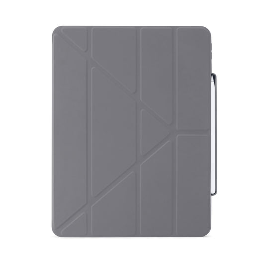 PIPETTO Origami No3 Case for 12.9" iPad Pro (3rd-6th Gen) - Dark Grey