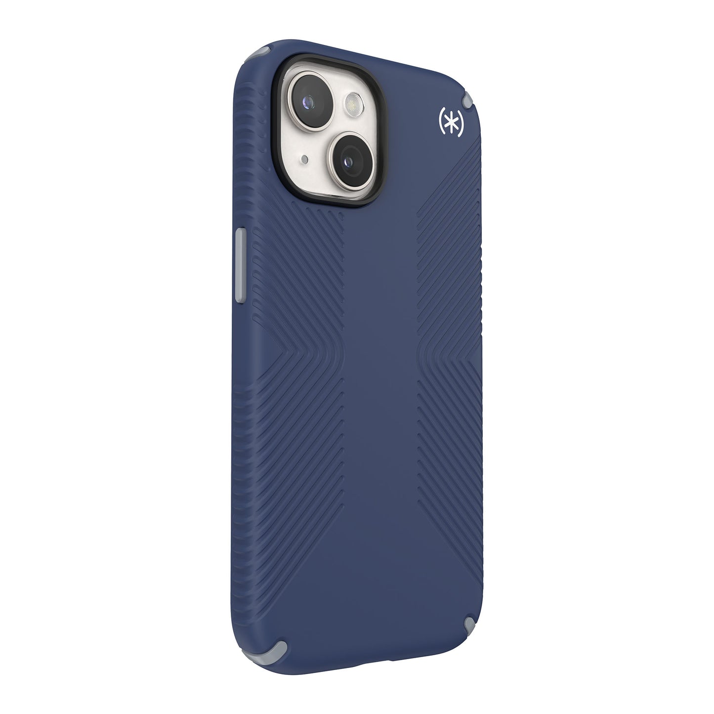SPECK Presidio2 Grip with MagSafe for iPhone 15 - Coastal Blue/Dust Grey/White