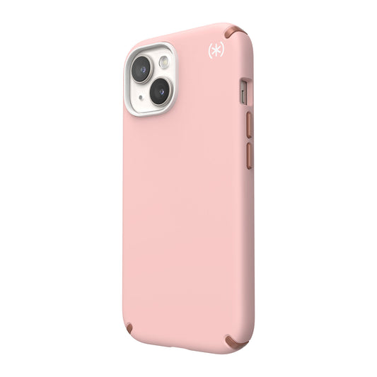 SPECK Presidio2 Pro with MagSafe for iPhone 15 - Dahlia Pink/Rose Copper/White
