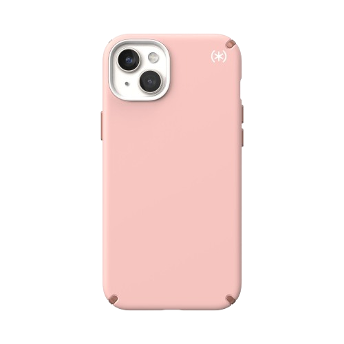 SPECK Presidio2 Pro with MagSafe for iPhone 15 Plus - Dahlia Pink/Rose Copper/White