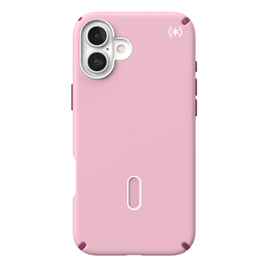 SPECK Presidio2 Pro MagSafe + ClickLock Case for iPhone 16 - Wednesday Pink/Boysenberry Purple