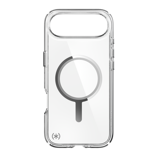 SPECK Presidio Perfect-Clear MagSafe Case for iPhone Air - Clear/Silver