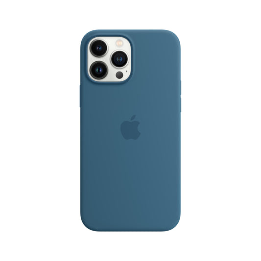 iPhone 13 Pro Max Silicone Case with MagSafe _ Blue Jay