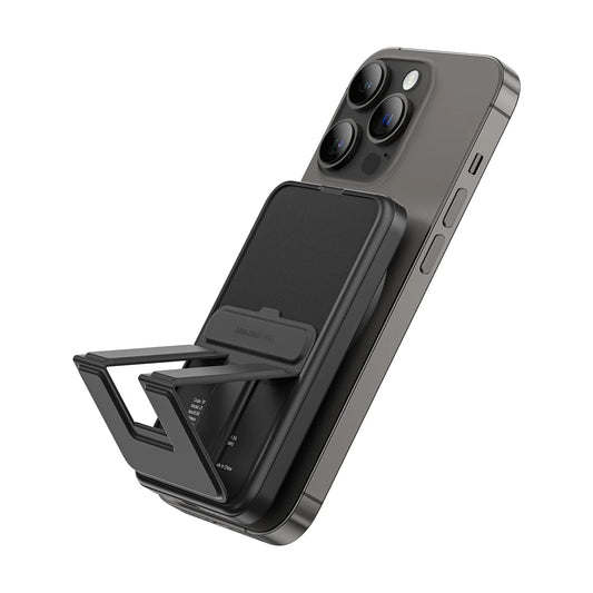 AMAZINGTHING Thunder Pro Mag WireIess Powerbank 5,000 mAh with Stand - Black