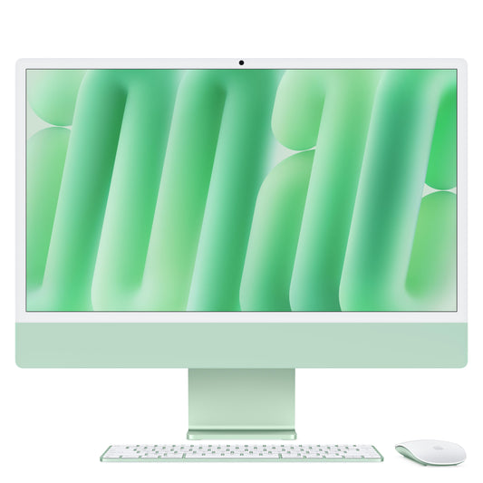 24-inch iMac with Retina 4.5K display: Apple M4 chip with 8-core CPU and 8‚Äëcore GPU, 256GB SSD - Green