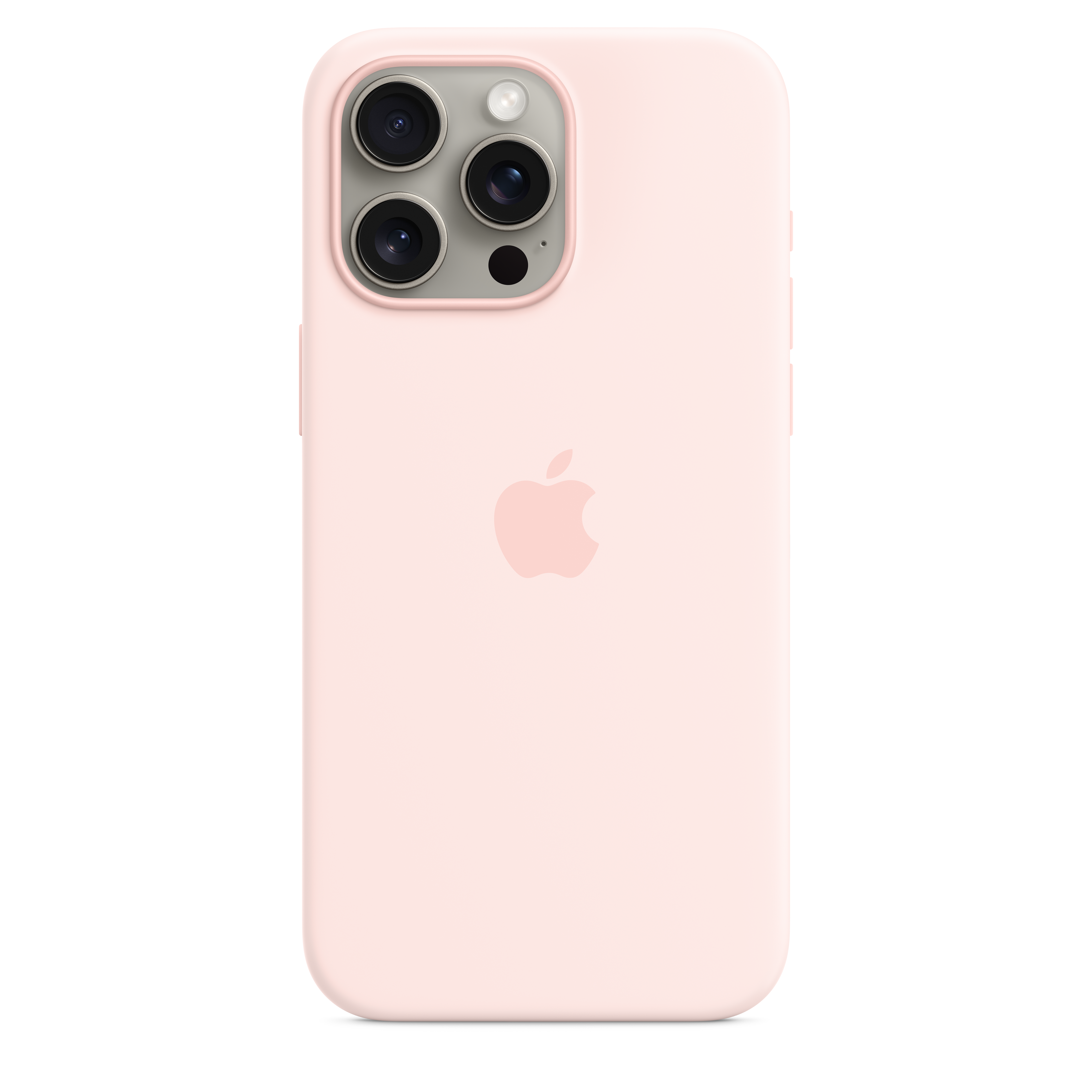 iPhone 15 Pro Max Silicone Case with MagSafe - Light Pink – Power Mac Center