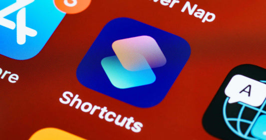 Shortcuts Icon shown on iPhone Screen