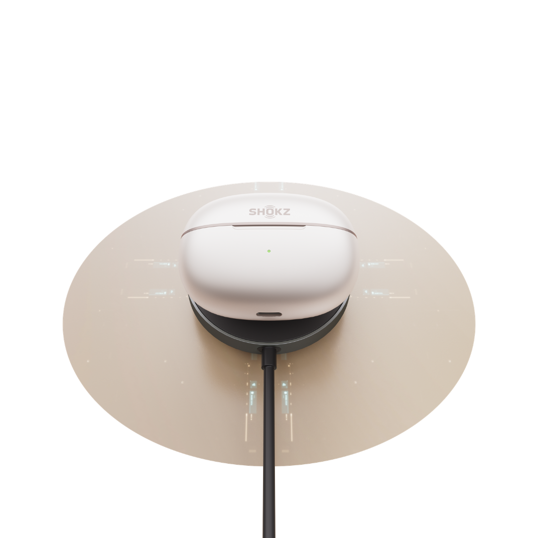 SHOKZ OpenDots 2 Open-Ear True Wireless Earbuds - Pearl White