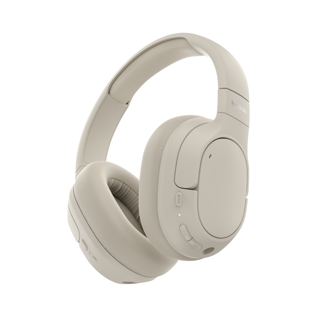 BELKIN Soundform Isolate Noise Cancelling Headphones - Sand