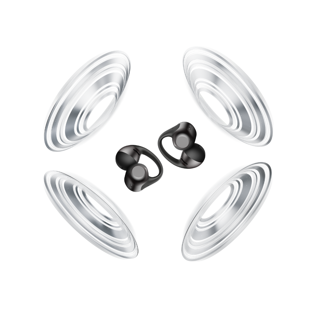 SHOKZ OpenDots 2 Open-Ear True Wireless Earbuds - Black
