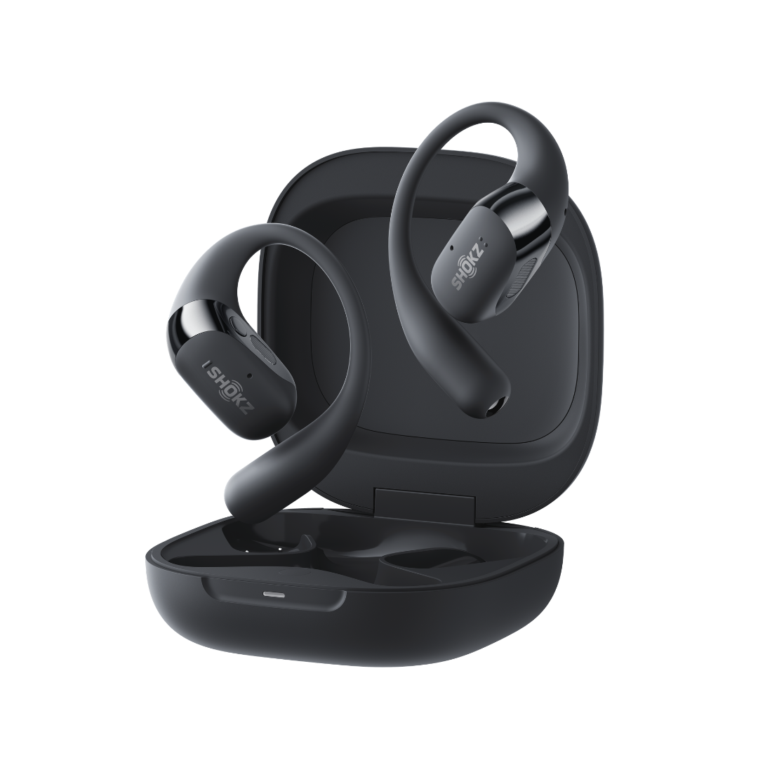 SHOKZ OpenFit 2+ Open-Ear True Wireless Earbuds - Black