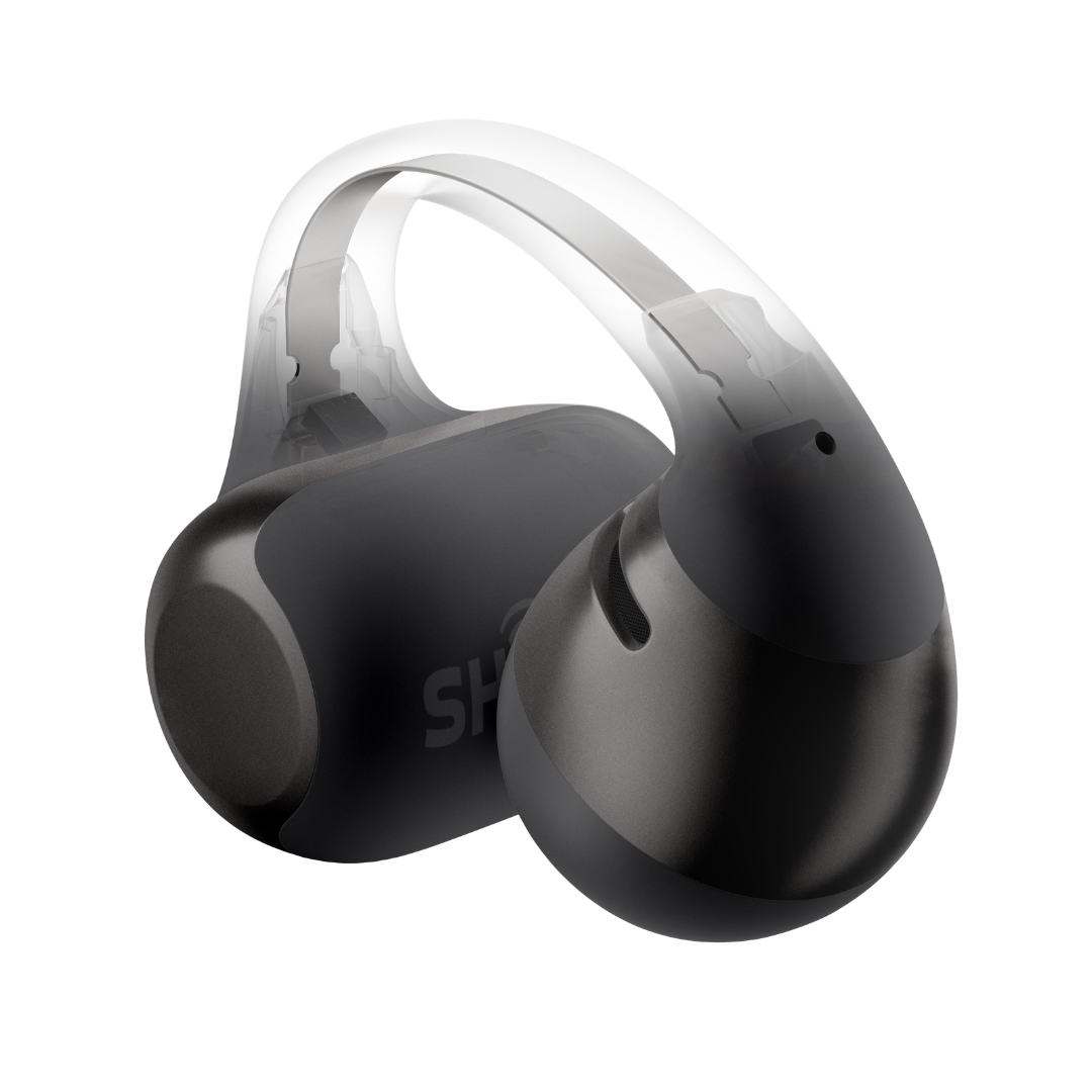 SHOKZ OpenDots 2 Open-Ear True Wireless Earbuds - Black