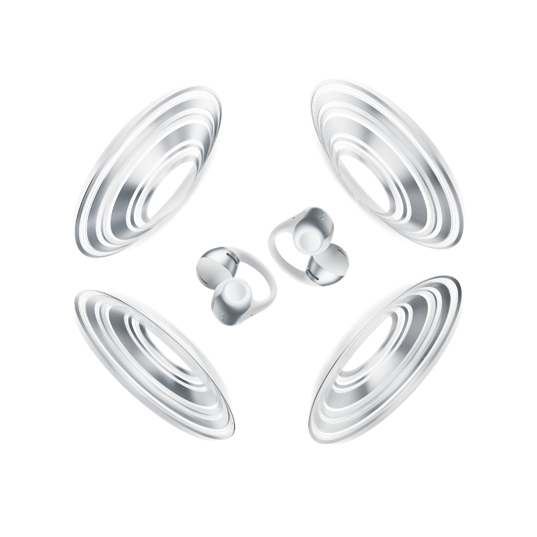 SHOKZ OpenDots 2 Open-Ear True Wireless Earbuds - Grey