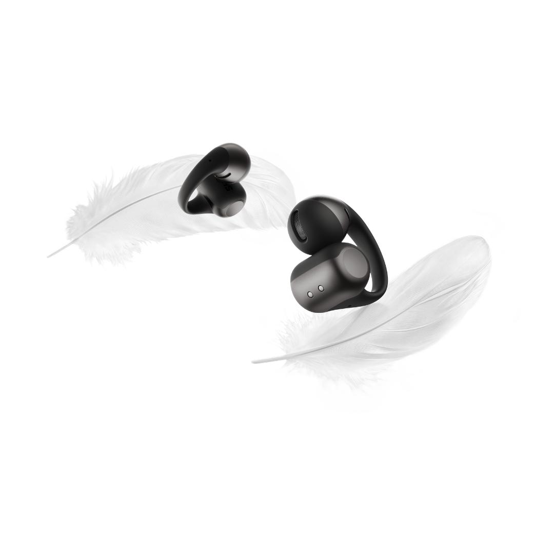 SHOKZ OpenDots 2 Open-Ear True Wireless Earbuds - Black