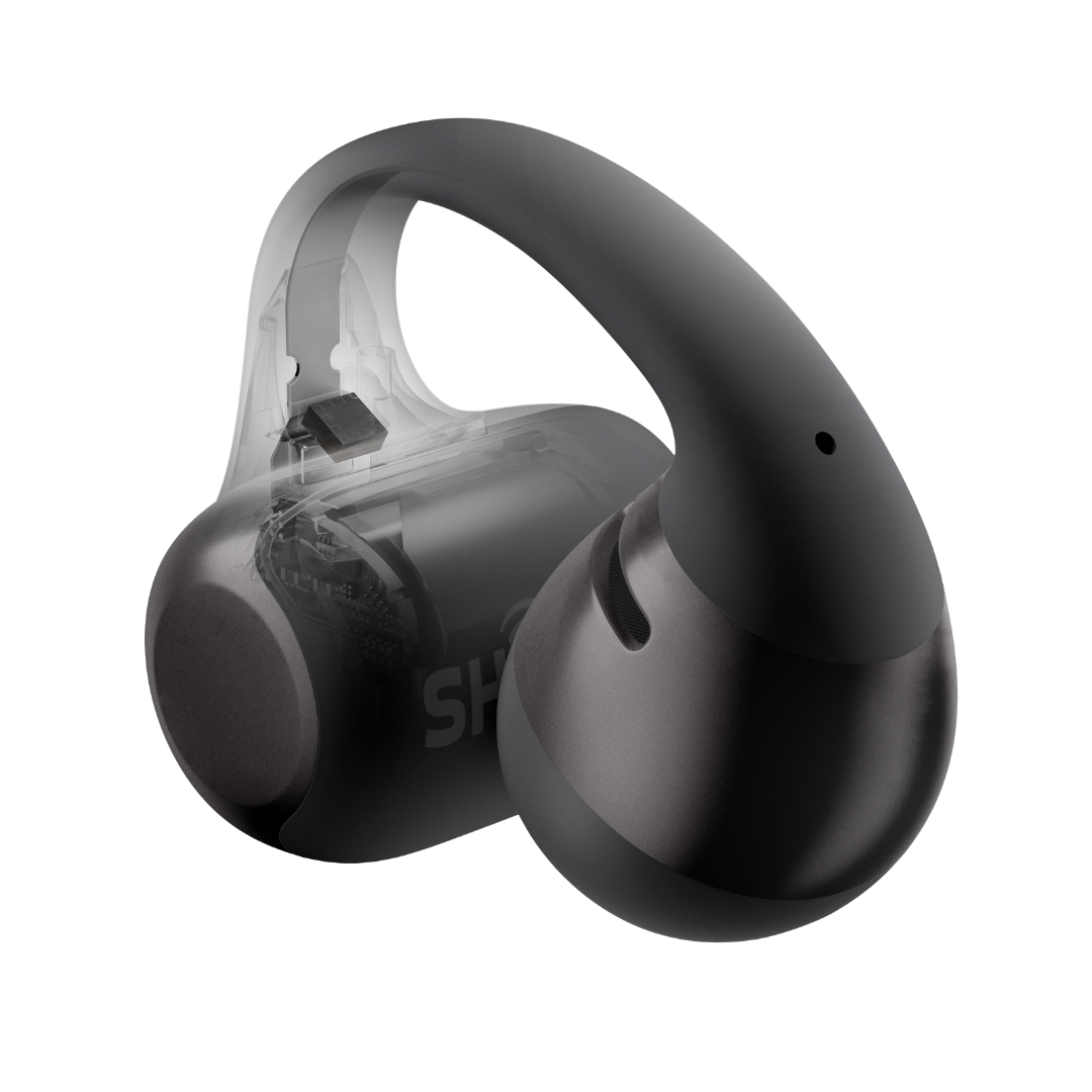 SHOKZ OpenDots 2 Open-Ear True Wireless Earbuds - Black
