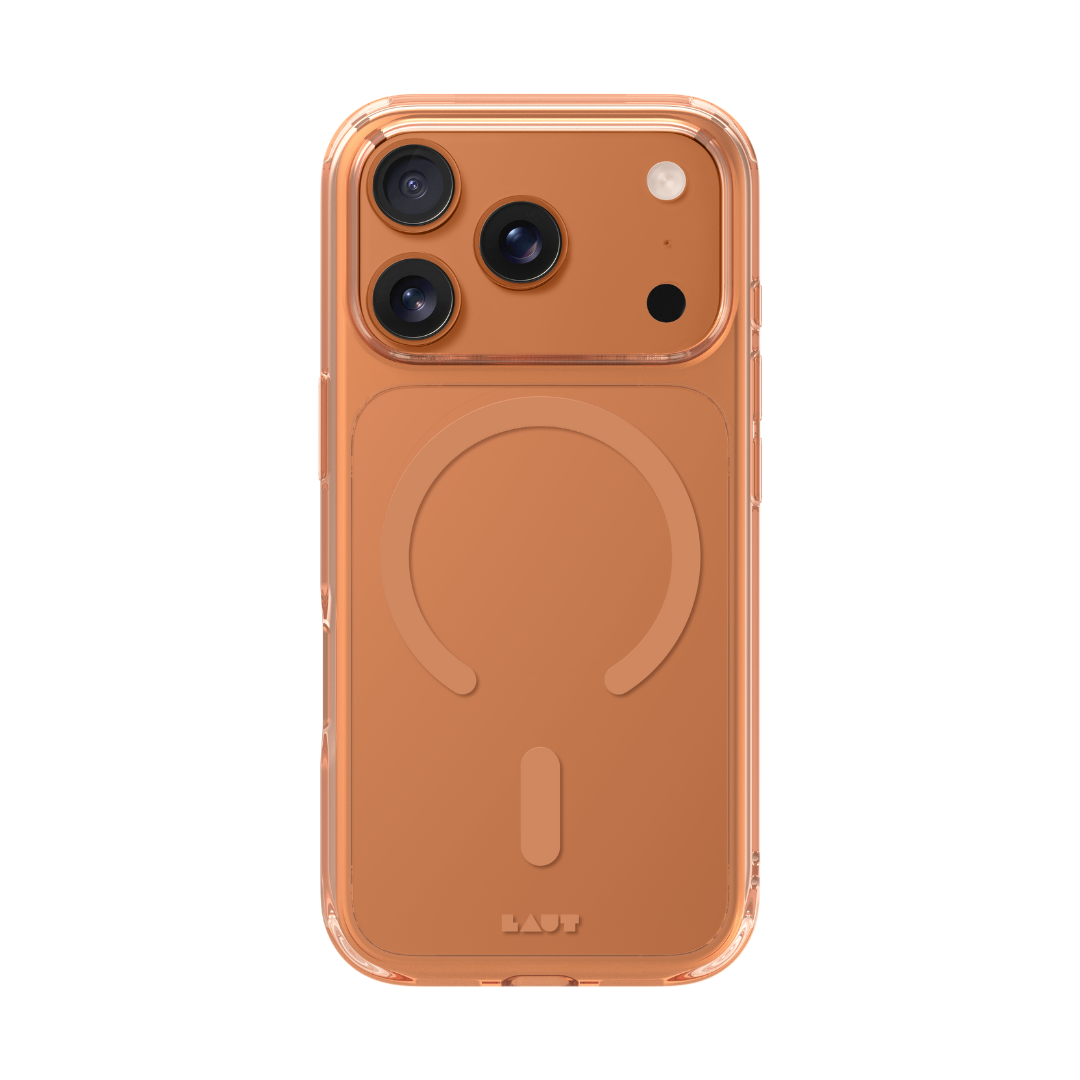 LAUT Crystal Fluro MagSafe Case for iPhone 17 Pro - Clear Bronze