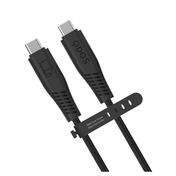 QDOS PowerMotion Pro 100w USB-C Cable 2m - Black