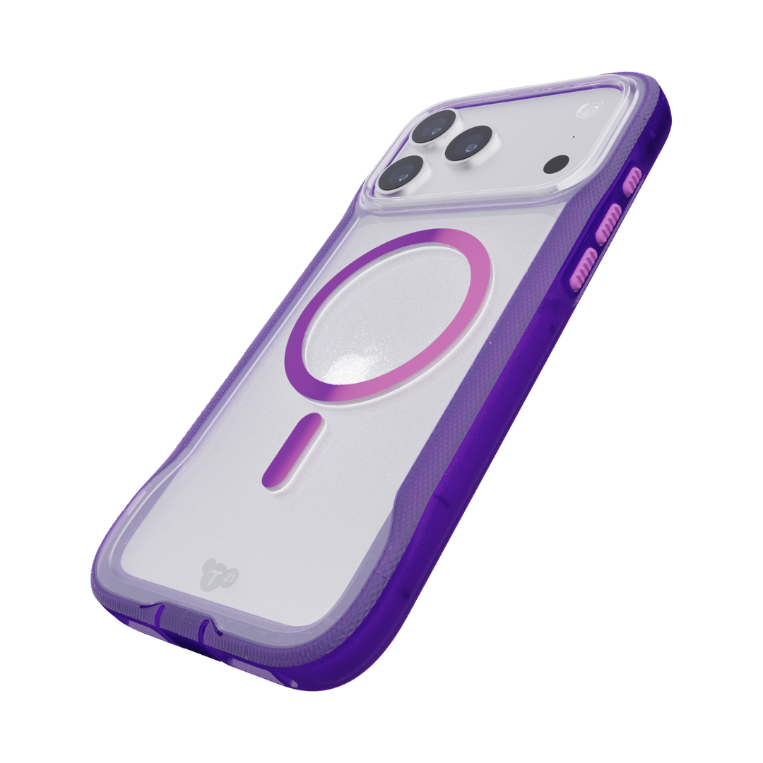 TECH21 EvoPro MagSafe Case for iPhone 17 Pro Max - Kindred Purple/Cyber Pink