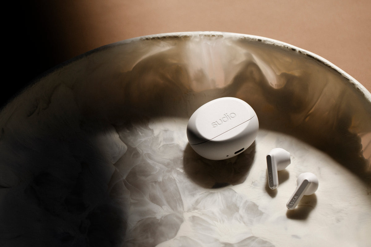 SUDIO A3 True Wireless Earbuds - White