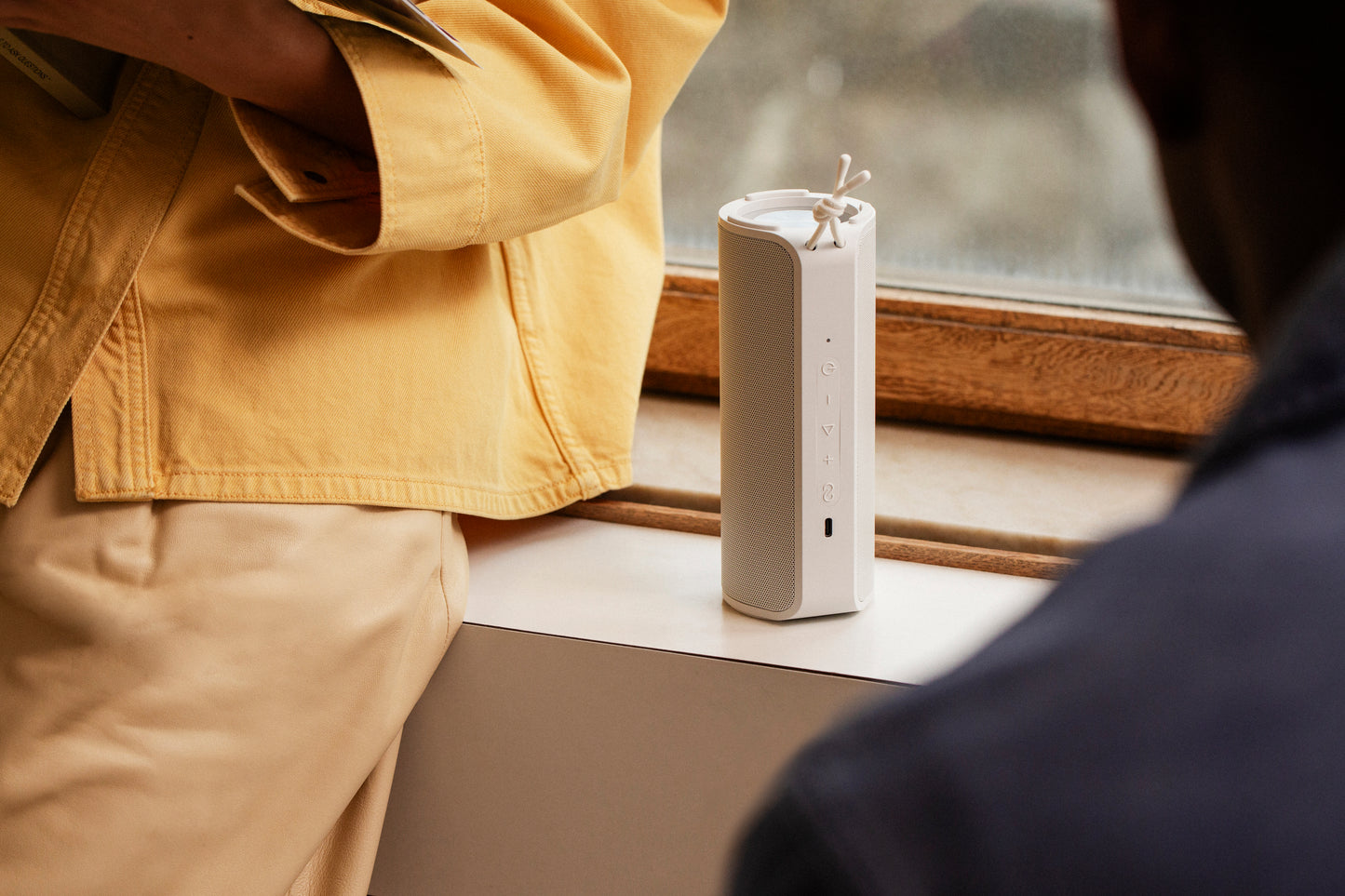 SUDIO F4 Portable Bluetooth Speaker - White