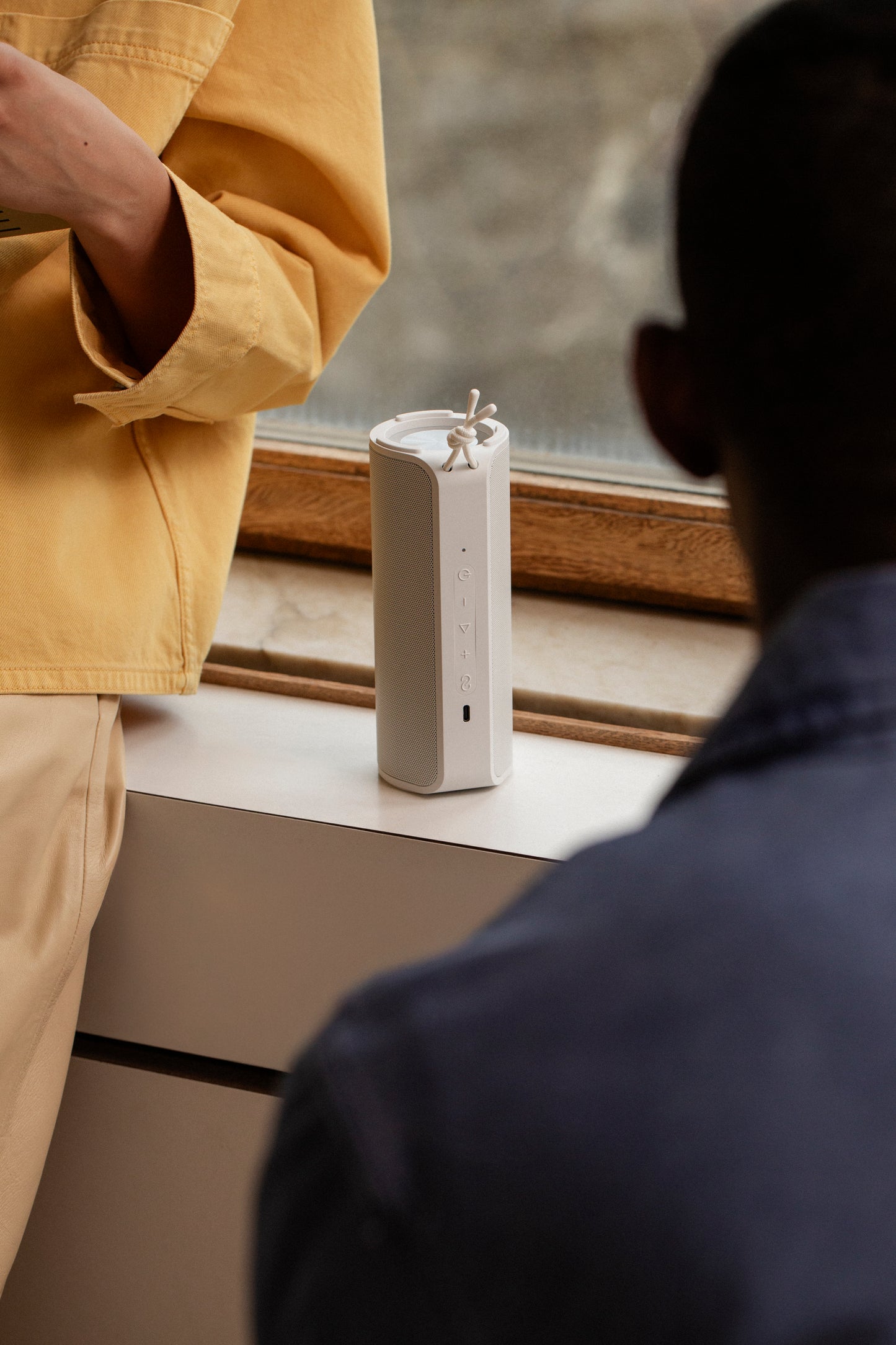 SUDIO F4 Portable Bluetooth Speaker - White