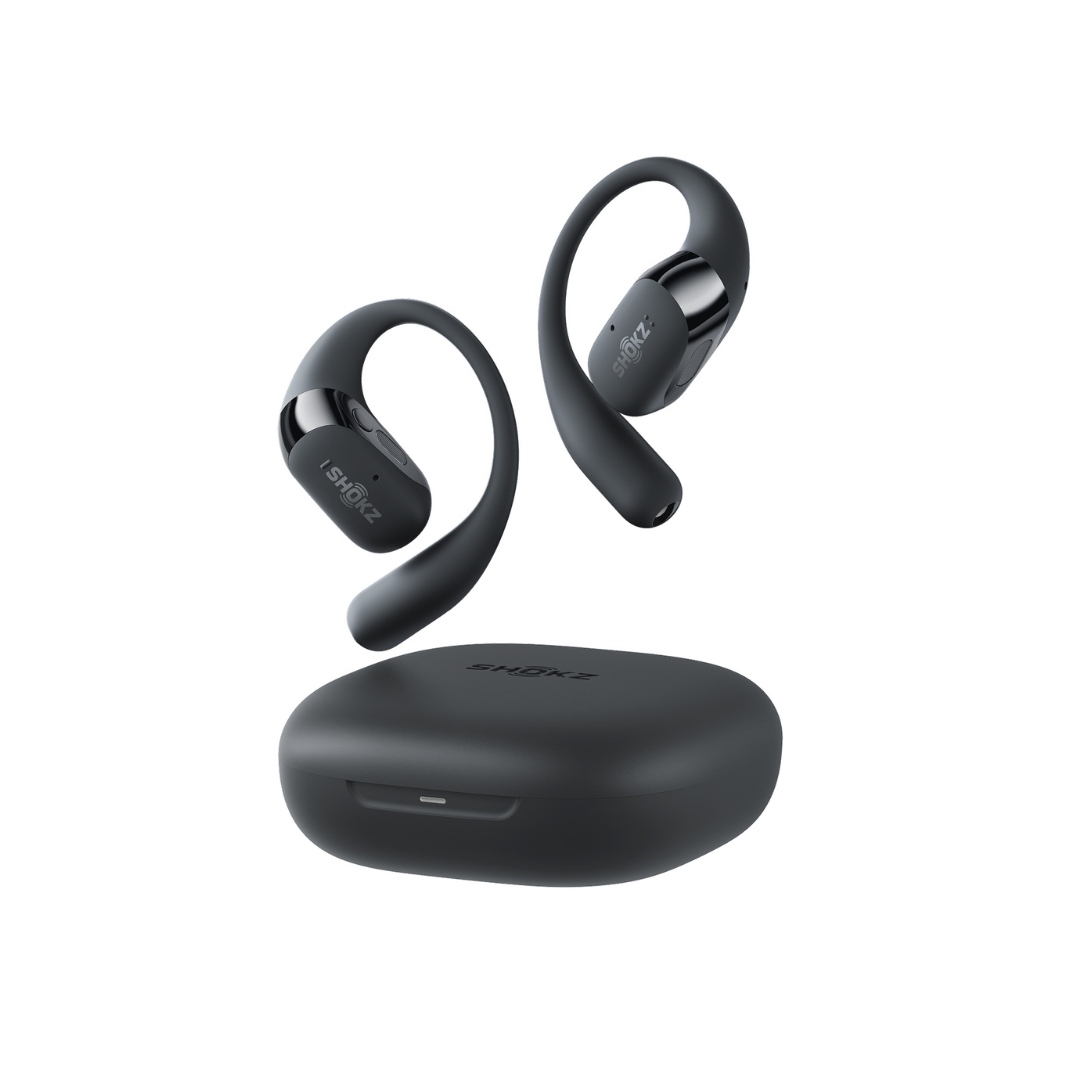 SHOKZ OpenFit 2+ Open-Ear True Wireless Earbuds - Black
