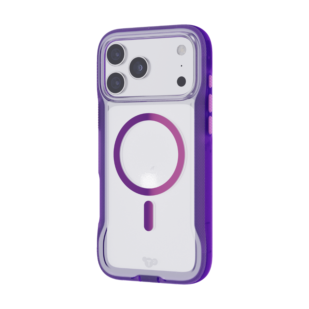 TECH21 EvoPro MagSafe Case for iPhone 17 Pro Max - Kindred Purple/Cyber Pink