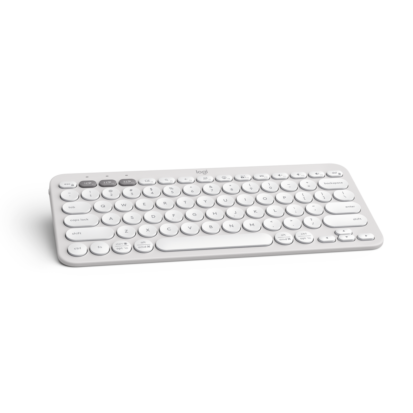 LOGITECH Pebble Keys 2 K380S - Tonal White