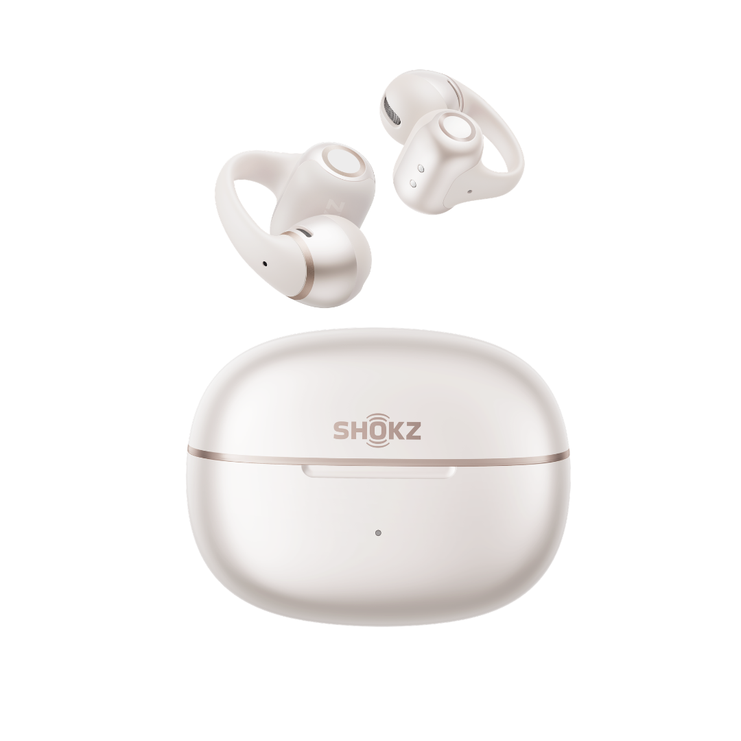 SHOKZ OpenDots 2 Open-Ear True Wireless Earbuds - Pearl White