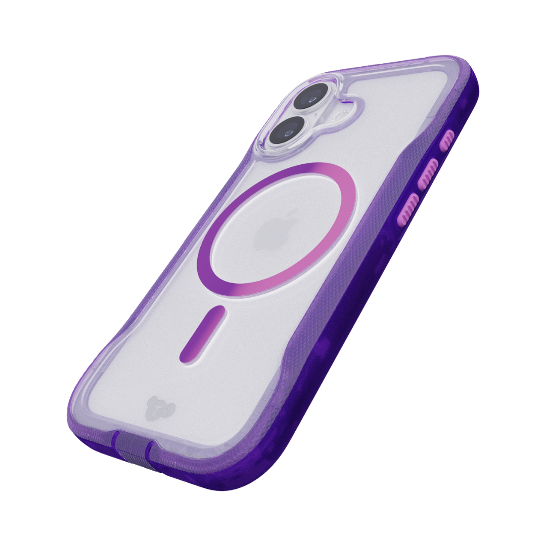 TECH21 EvoPro MagSafe Case for iPhone 17 - Kindred Purple/Cyber Pink