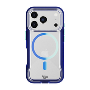 TECH21 EvoPro MagSafe Case for iPhone 17 Pro - Electric Blue/Jelly Mint