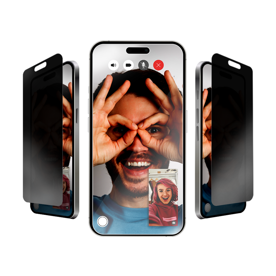 STM Ultra Premium Glass Screen Protector for iPhone 16 - Privacy