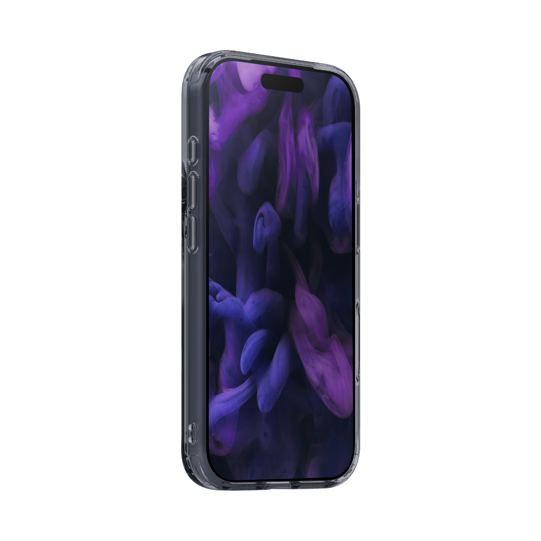 LAUT Crystal Fluro MagSafe Case for iPhone 17 Pro - Clear Midnight
