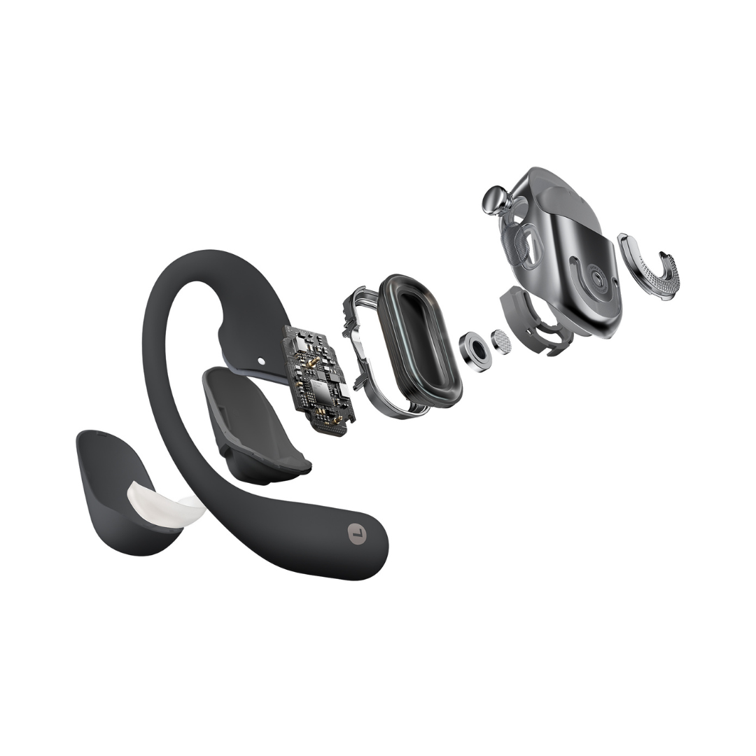 SHOKZ OpenFit 2+ Open-Ear True Wireless Earbuds - Black